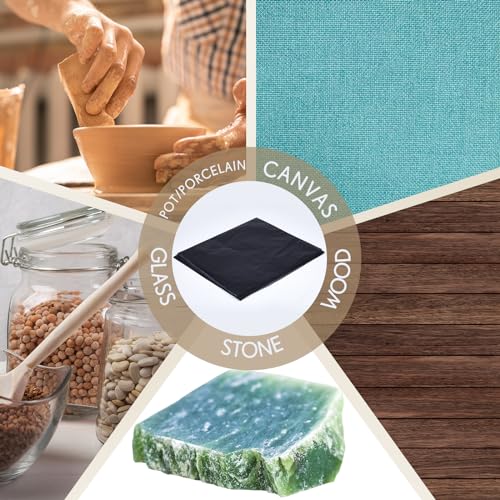 Dinifee 5 Sheets Large Carbon Paper for Tracing 20.3 x 36 Inch Graphite Transfer Paper Waxed Carbon Transfer Paper for Wood, Paper, Canvas, Woodworking Patterns, Fabric, Sketch Drawing, Black - size: 20.3 x 36 Inch