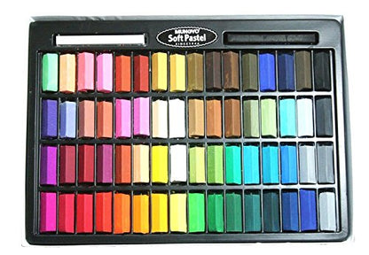 MUNGYO Soft Pastel 64 Color Set Square Chalk (US English Version) - style: Contemporary