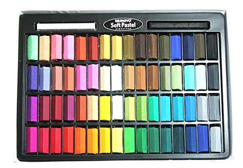 MUNGYO Soft Pastel 64 Color Set Square Chalk (US English Version) - style: Contemporary