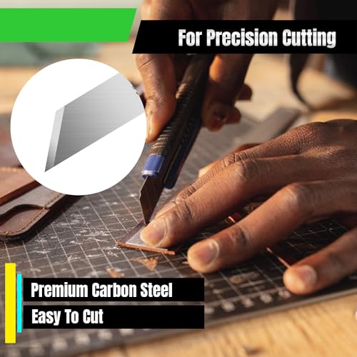 120 Pcs Exacto Knife Blades, #17 High Carbon Steel Hobby Knife Blade Refills Hobby Knife Replacement Blades for Craft, Scrapbooking, Stencil - size: #19
