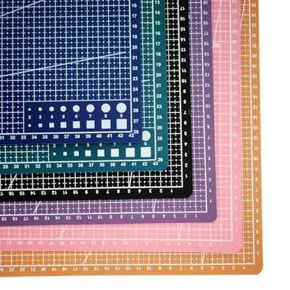 New A3 Double Side Craft Cutting Mat Cutting Board Sewing Pad Artist Carving Tools Handmade Crafts DIY Props (Purple) - color: Purple