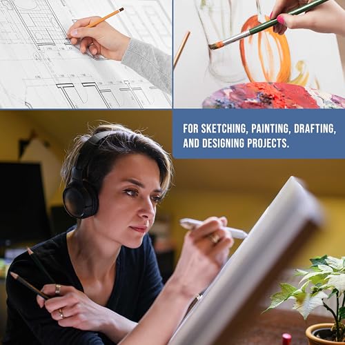 U.S. Art Supply X-Large 25-5/8" x 19" (A2) Wooden Drawing Board, Adjustable Table Top Easel for Painting and Drawing - Drafting Board with 6 Angles, Pencil Ledge, Locking Storage Drawer - size: Extra-Large