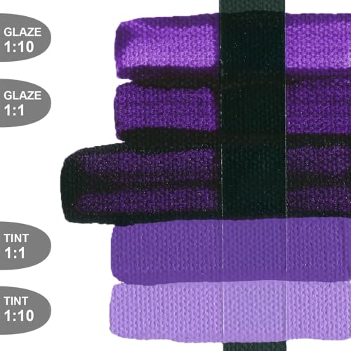 GOLDEN Fluid Acrylics, Dioxazine Purple, 4 fl. oz. Bottle