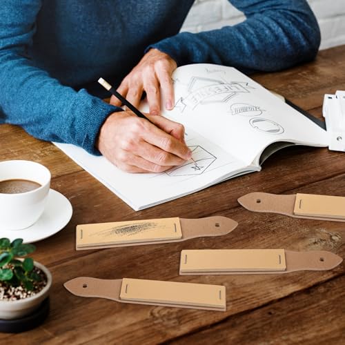 20 Pcs Sandpaper Pencil Sharpener, Art Pencil Sharpener Sketch Sandpaper Pastel Pencil Sharpener Charcoal Pencils Sharpener Pastel Sticks Art Drawing Tool for Adults, Teens, Artists, Beginner