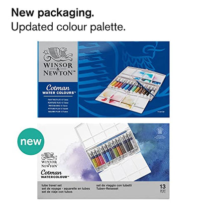 Winsor & Newton Cotman Watercolor Paint Set, 12 x 8ml Tube Travel Set - style: 12 Tube Travel Set 8ml
