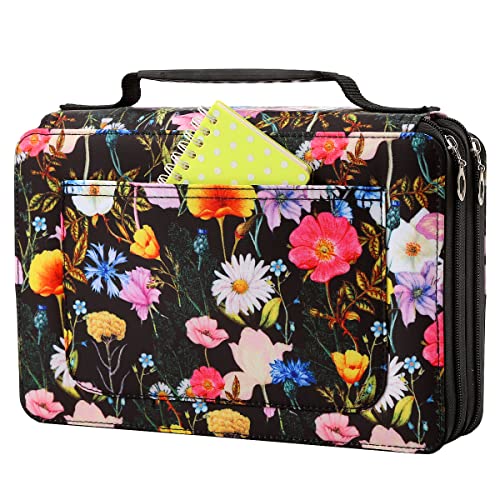 68 Slots Marker Pen Organizer Case w/Handle - color: Morning Glory, size: 68