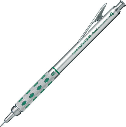 Graph Gear 1000 Mechanical Drafting Pencil + Ain HB/B/2B leads, original Black slim pen case (0.4mm) - size: 0.4mm
