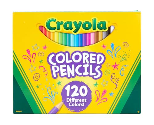 Crayola Colored Pencils Set for Kids (120ct), Cute School Supplies, Teacher Must Haves, Coloring Book Pencils, Bulk Colored Pencils for Boys & Girls, Ages 3, 4, 5 - size: 1 Count (Pack of 1)