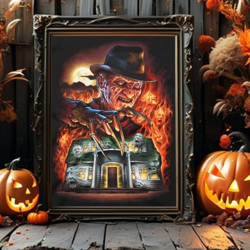 VeGuude Halloween Diamond Art Kits for Adults Home Wall Decor Gift 12x16 in - color: DP04289