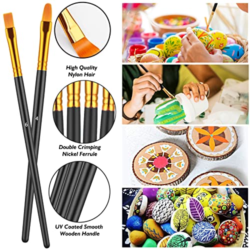 Artstorys Paint Brushes Set, 30 Pcs Acrylic Oil Watercolor Painting Brushes - color: Black