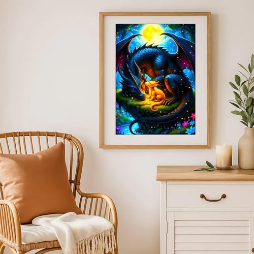 Arttoplus Dragon Diamond Art Kits for Adults Beginner 12x16 inch - color: G9468