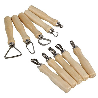 10PCS Clay Carving Tools Pottery Trimming Pottery Carving Trimming Pottery Pottery Trimming Sculpting Set Pottery Trimming Cake Carving