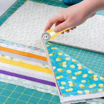 Rolling Rotary Cutter for Fabric, Roller Fabric Cutter Rotary Tool Sewing | 28mm Fabric Cutter for Sewing Supplies,Arts Crafts,Quilting Tools