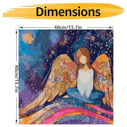 CHWGLFGG Angel Woman Paint by Numbers Kit for Adults Beginner - color: PB199-1