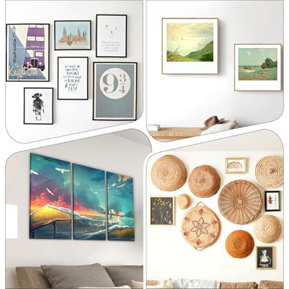 415Pcs Frame Hangers Screws Kit, 5 Sizes D Ring Picture Hangers and Sawtooth Hangers Assorted Kit with Box for Wall Mounting Heavy Canvas Paintings Photos Board Clock Artwork Clipboard