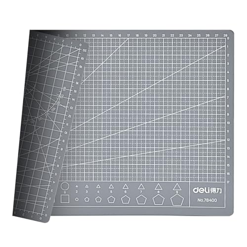 Self Healing Cutting Mat for 3D Printing Models, 12"×9" Double Sided 5-Ply Craft Cutting Board Precision Grid Angle Lines for Small Resin Parts Trimming, FDM Model Deburring - color: A4