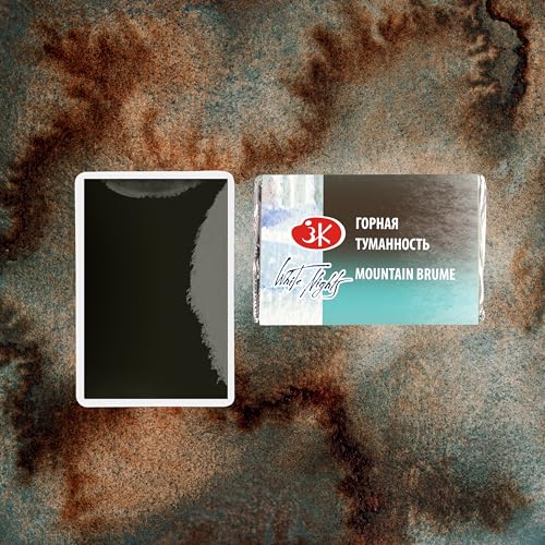 White Nights Limited Edition Granulation Metamorphoses Watercolor Collection of Professional Artist Grade Paints Vibrant Lightfast Colors by Nevskaya Palitra (Mountain Brume) - color: Mountain Brume