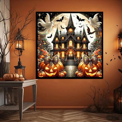 HHMATITS Halloween Diamond Art Kits for Adults 14X14IN - color: Halloween