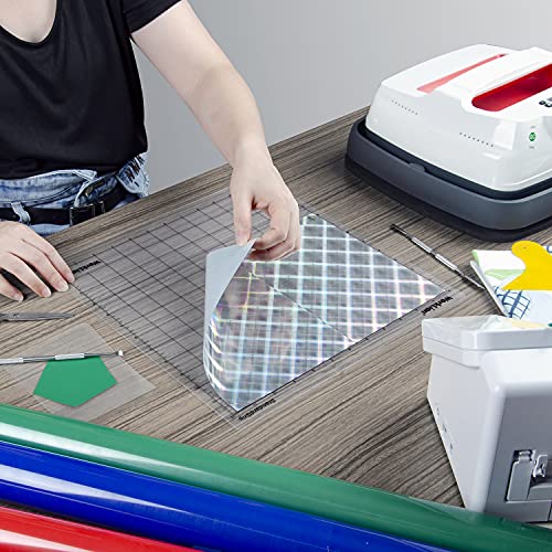 Cutting Mat Compatible With Silhouette Cameo: (12x12 inch,3 Mats) Standard Adhesive Sticky Durable Clear Craft Cut Mats - Replacement Accessories - color: Transparent, size: Standard Grip (3 mats)