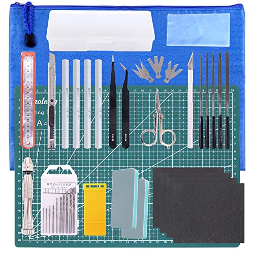 27Pcs Modeler Basic Tools Craft Set Hobby Building Tools Kit for Assembling Miniatures Mecha Car Model Building