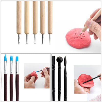 DOITOOL 25 Pcs Clay Tool Sculpting Tools Kit