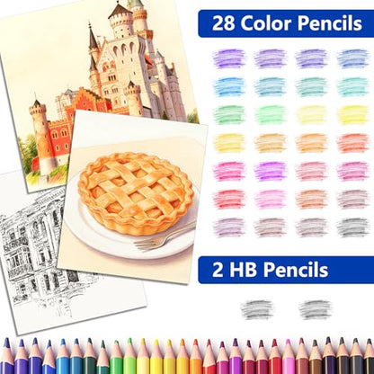 Halobios Art Supplies, 144-Piece Deluxe Art Set Professional Art Kit with Portable Aluminum Case, Crafts Drawing Painting Kit for Gifts Adults Kids Artists