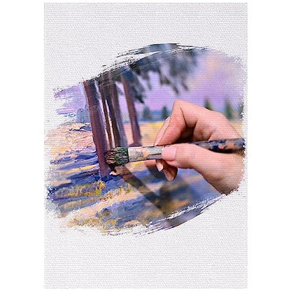 100 Pack Bulk Painting Canvas Panels, Classroom Value Pack Art Canvas, Small Canvases for Classroom Students, Painting Hobby Painters Using (8 x 10 Inch)
