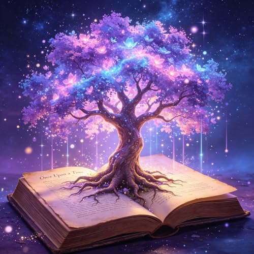Tree of Life Diamond Painting Kits for Adults,Book Diamond Art Kits - color: KM1131-1