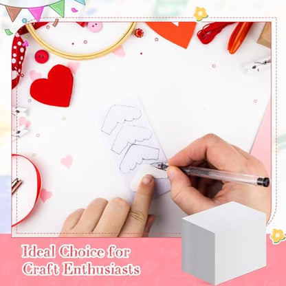Cholemy 240 Pcs Foam Sheets Craft 4 x 6 Inch White Foam Printing Plates | 1.3mm Foam Printing Paper Board for Crafts Scrapbooking Card Making DIY Project Crafting Printing, Back to School Supplies - size: 4 x 6 Inch