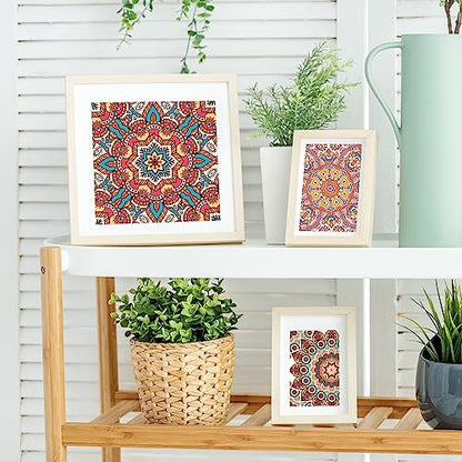 Scrapbook Paper, 24 Sheets 6"×6" 160gsm Single-Sided Patterned Cardstock - color: 24 sheets-datura