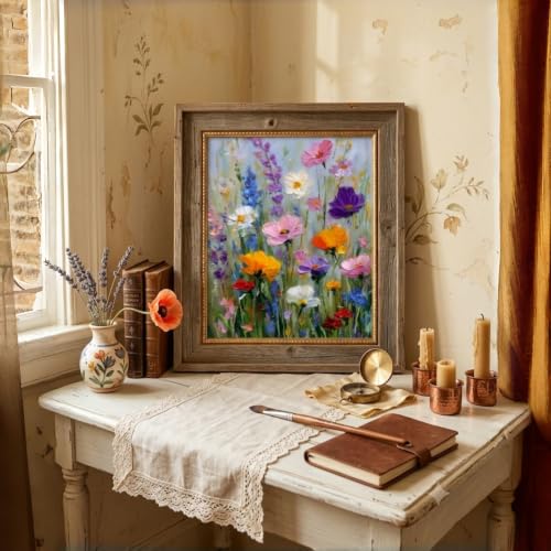Floral Wildflower Paint by Numbers Kit for Adults Beginner 16X20 inch - color: PB501-1