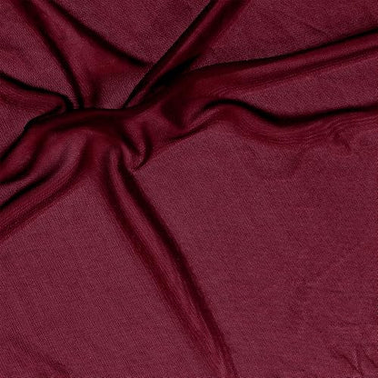 Manyshofu Burgundy Mesh Fabric by The Yard 4-Way Stretch, 60 Wide (1 Yard) - color: Burgundy, size: 1 Yard