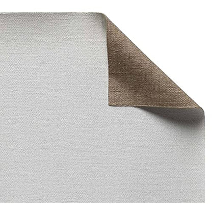 Claessens Linen #66 Single Oil Primed Rough Texture Roll- Hand Primed Canvas Roll- Professional Quality Unstretched Canvas Roll for Painting Oil and Alkyd- 82 in x 6 Yard- Archival Canvas - color: #66 Medium Texture, size: 82 in x 6 yard