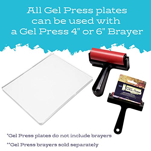 Gel Press Monoprinting Gelli Plate - (Size: 8" X 10") - 10802 | Top Gel Printing Plate for Arts & Crafts - size: 8" x 10"