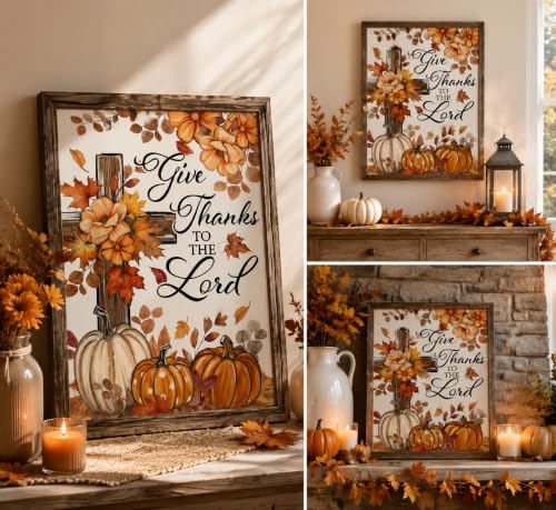 Religious Cross 5D Diamond Painting Kits for Adults, Christian Jesus Thanksgiving Fall Pumpkin Diamond Art for Beginners,DIY Full Drill Diamond Dots Gem Painting Art Craft Home Decor 12 x16 Inch - color: DPS093