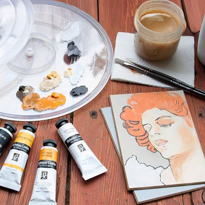 Jack Richeson & Co, Shiva Series Casein Paint Set – Portrait Set / 9 Colors, High Chroma