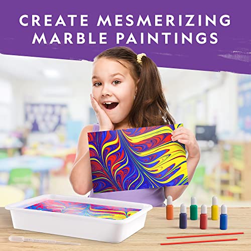 National Geographic Mega Arts and Crafts Activity Kit for Kids Ages 8-12 | Mosaic Art, Marbling Paint and Air-Dry Clay, 3 Craft Kits, 19 Art Projects, 100+ Components, Creative Birthday Gift - style: Clay, Mosaic & Paint Marbling Kits