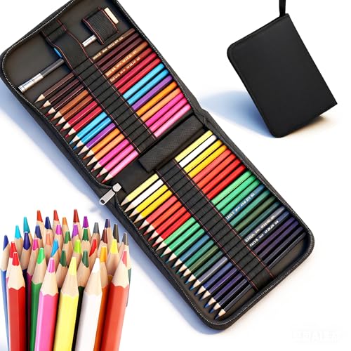 Premium Colored Pencils Set - Artist-Grade, Soft Oil-based Colored Pencils for Vibrant Drawing, Coloring & Sketching, Perfect for Artists & Adults (36 pcs)