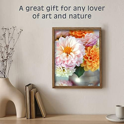 Pink Picasso Paint by Number Kit, for Adults & Teens,16x20, Darling Dahlia | Botanical Floral Collection, Acrylic Paints and Brushes included, Pre-printed high quality canvas, DIY art kit, Gift-ready - color: Darling Dahlia