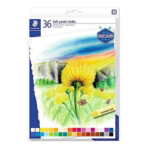 Staedtler Karat Premium Quality Soft Pastel Chalks. 2430C36 - size: 36 Count (Pack of 1)