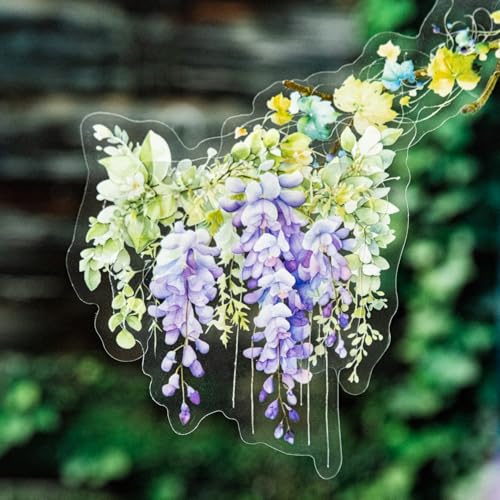 120 Pcs Floral Vine Stickers for Scrapbooking and Journaling - color: Climbing Blooms