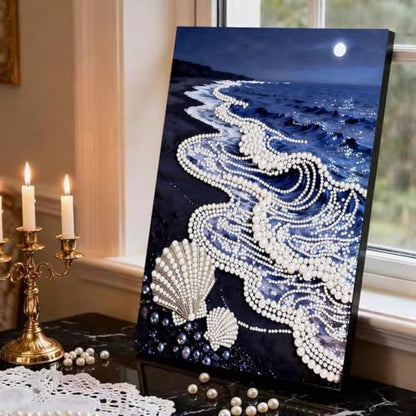 2 Pack Ocean Waves Diamond Art Pearl Painting Kits for Adults (12×16 inch) - color: WYZ090+WYZ091
