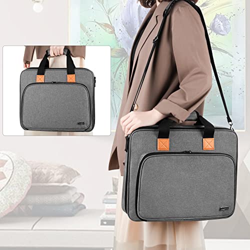 LUXJA Carrying Bag for A4 Light Pad and Diamond Painting Tools, Gray | Protective Case for Diamond Painting Light Box and Accessories, Bag Only - color: Gray
