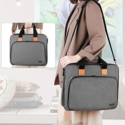 LUXJA Carrying Bag for A4 Light Pad and Diamond Painting Tools, Gray | Protective Case for Diamond Painting Light Box and Accessories, Bag Only - color: Gray