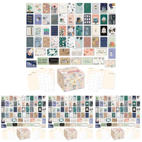 American Greetings 65-Count All-Occasion Card Pack, Assorted Celebration Designs, A6 (Pack of 4) - color: ALL OCCASION DELUXE 60 BUNDLE, size: A6 (Pack of 4)