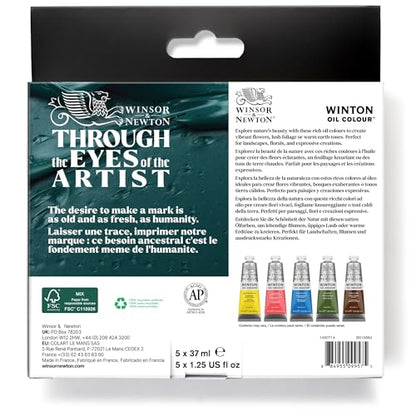 Winsor & Newton Winton Oil Color Paint Set, Botanicals, 5 x 37ml Tubes - style: Botanic - 5 x 37ml