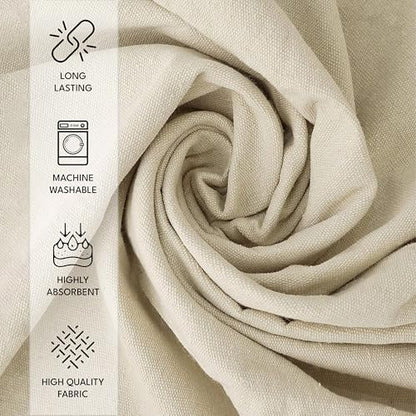 Canvas Painters Drop Cloth (Size 9 x 12 Feet - Pack of 2) - Pure Cotton Paint Drop Cloth for Painting, Curtains, Furniture & Floor Protection - All Purpose Thick Canvas tarp with Double Stitched Edges - size: 9' x 12' - Pack of 2