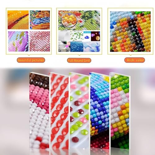 Forest Cabin Diamond Painting Kits for Adults Beginners Gem Art DIY Craft - color: KM549-1