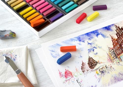 Faber-Castel FC128272 Creative Studio Soft Pastel Crayons (72 Pack), Assorted