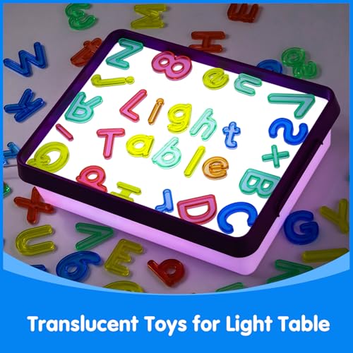 Odoorgames Young Explorers Light Table – Light Up Table (Purple) - color: Purple